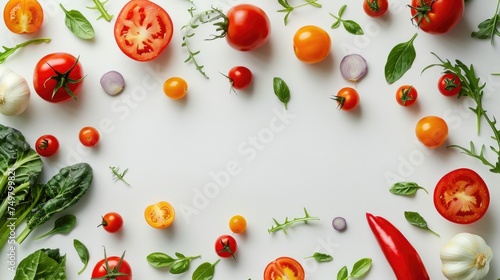 Assortment of various fresh vegetables, perfect for healthy eating concepts