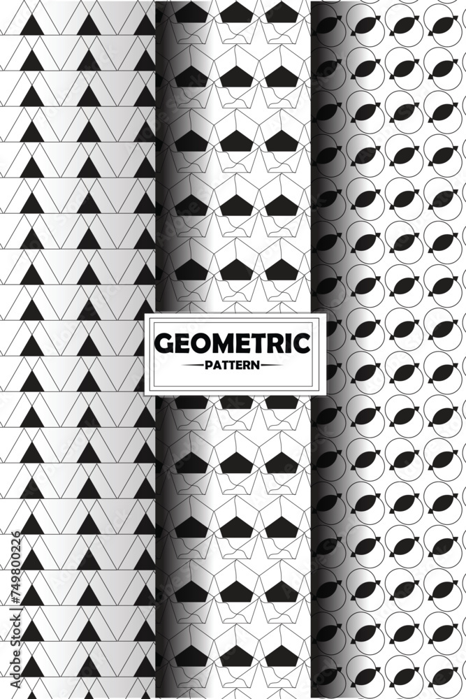 Geometric pattern template