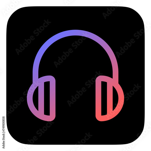 Editable vector headphones earmuffs icon. Black, transparent white background. Part of a big icon set family. Perfect for web and app interfaces, presentations, infographics, etc