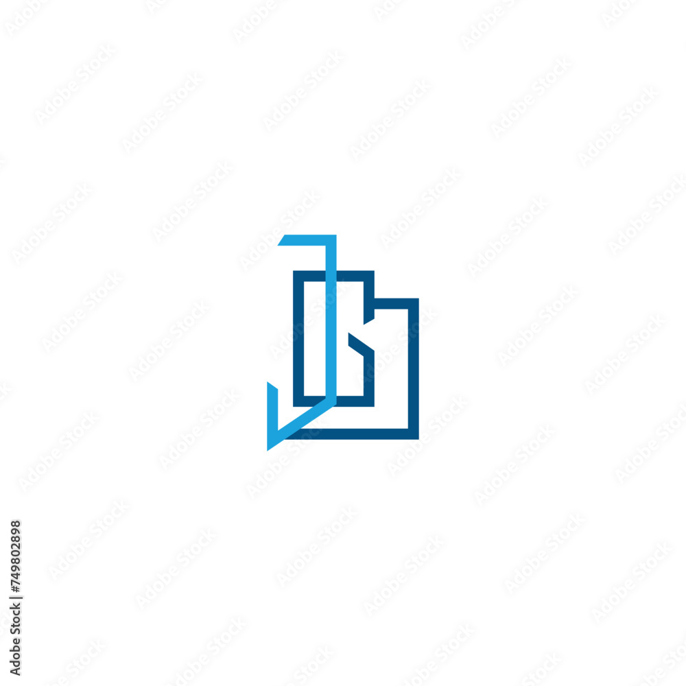 Building logo design template on white background Building logo design template on white background