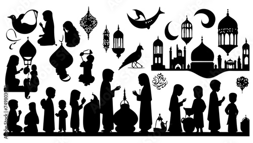 Professionally handcrafted Ramadan silhouettes