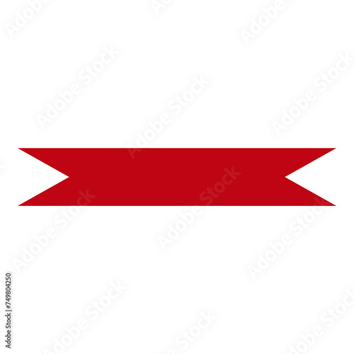 red arrow on white background