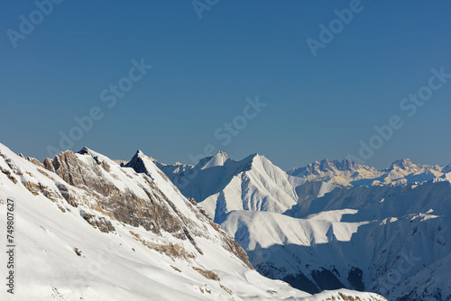 Last sunny days in Vals ski center