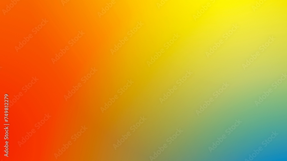 Orange yellow green gradient background
