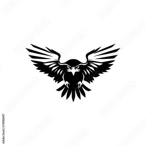 Vector-eagle-logo-icon-design-vector-illustration © SABBIR RAHMAN