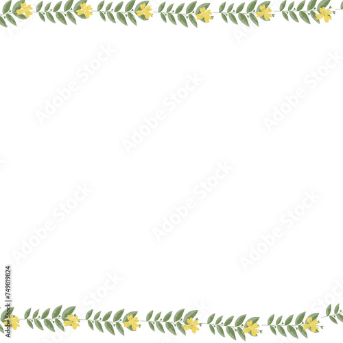 Hand drawn floral frames with flowers. Wreath. Elegant logo template. Vector illustration for labels, branding business identity, wedding invitation © vastron