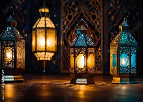 Sophisticated Moroccan Ramadan Kareem Lighting