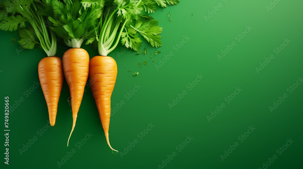 organic carrots - obrazy, fototapety, plakaty 