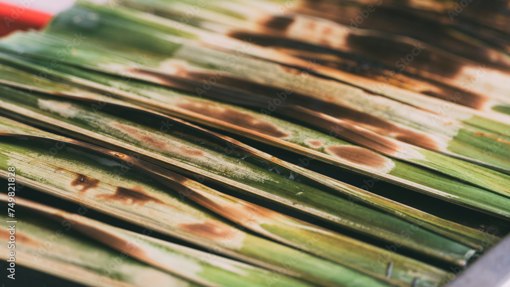 Otak-otak is a Grilled Fish Cake Made of Ground Fish Meat Mixed with ...