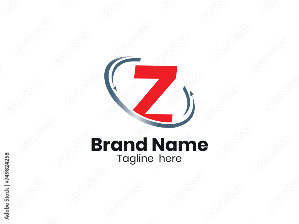 Creative Z Letter Logo Design with Swoosh Icon Vector.Modern and Minimal Z logo . Creative Z Letter Logo Design with Swoosh Icon Vector.Modern and Minimal Z logo .