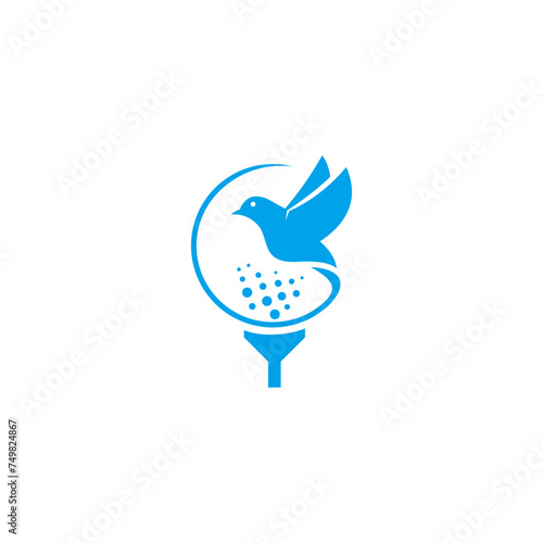 bird golf designs template