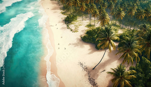 Illustration of aerial dron...