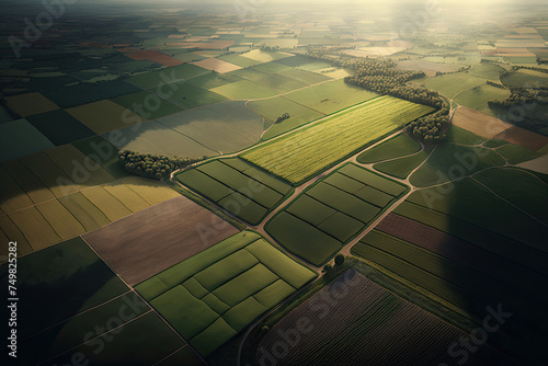 Illustration of aerial dron...