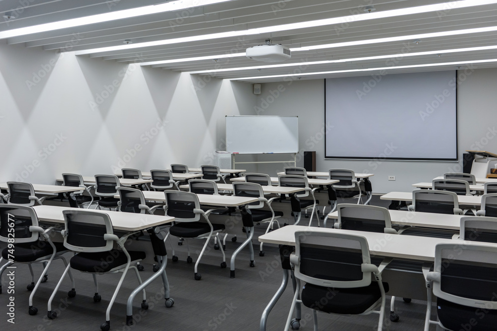 Fototapeta premium Clean and Empty Lecture room