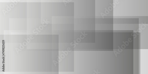 Modern Abstract gray background design with layers of textured white transparent material in triangle and squares shapes. gray color technology concept geometric line vector background.
