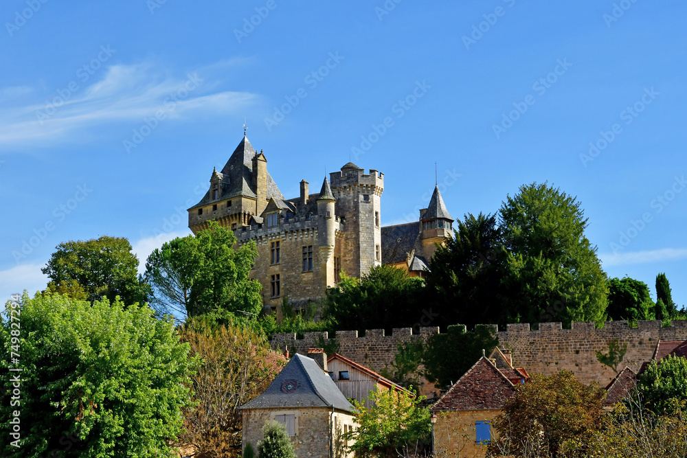 Vitrac; France - october 7 2023 : picturesque old village