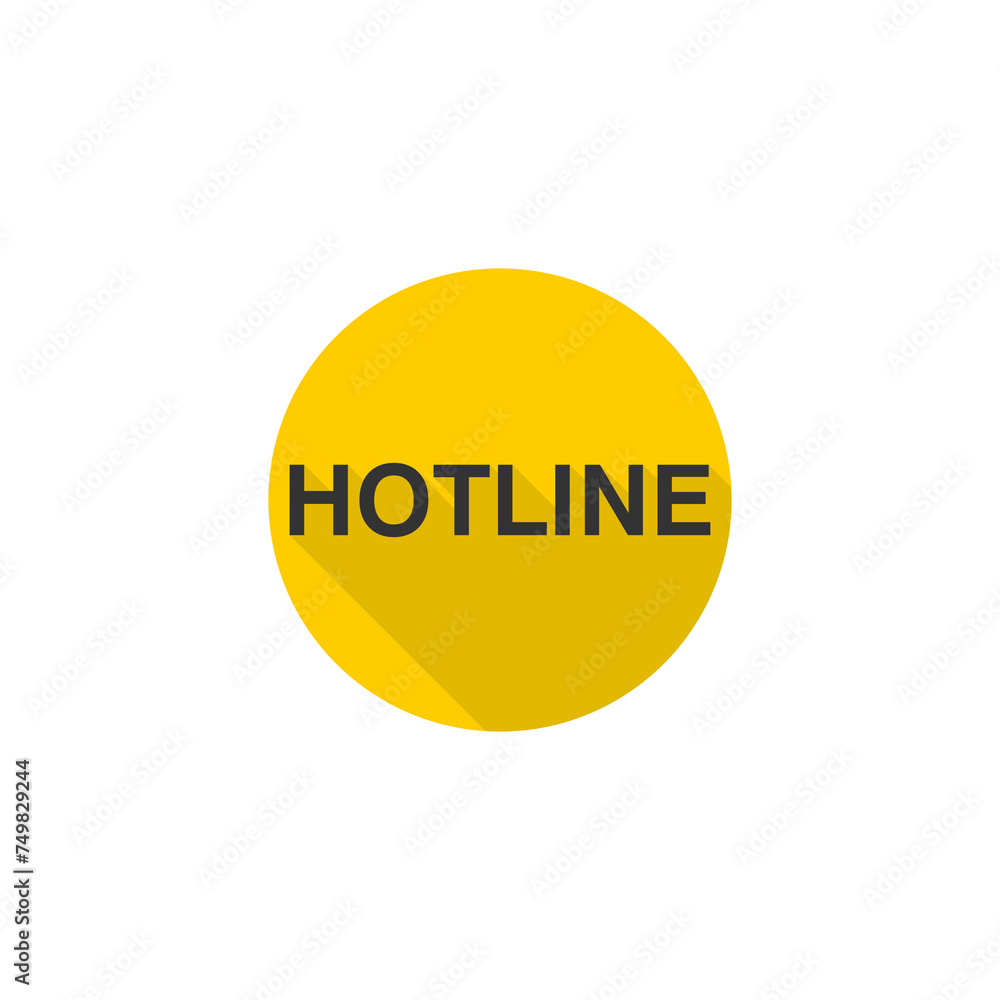 Hotline icon isolated on transparent background Hotline icon isolated on transparent background