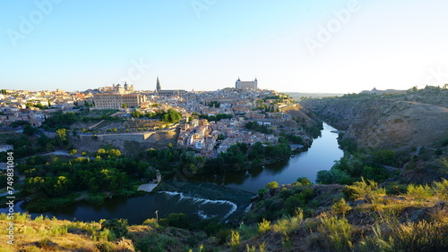 panorama view of the city  Toledo