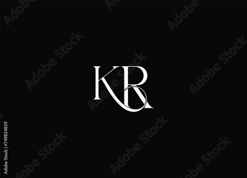KR creative logo design and letter logo