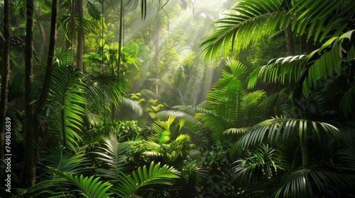 Tropical Symphony  Lush Rainforest Alive with Sounds