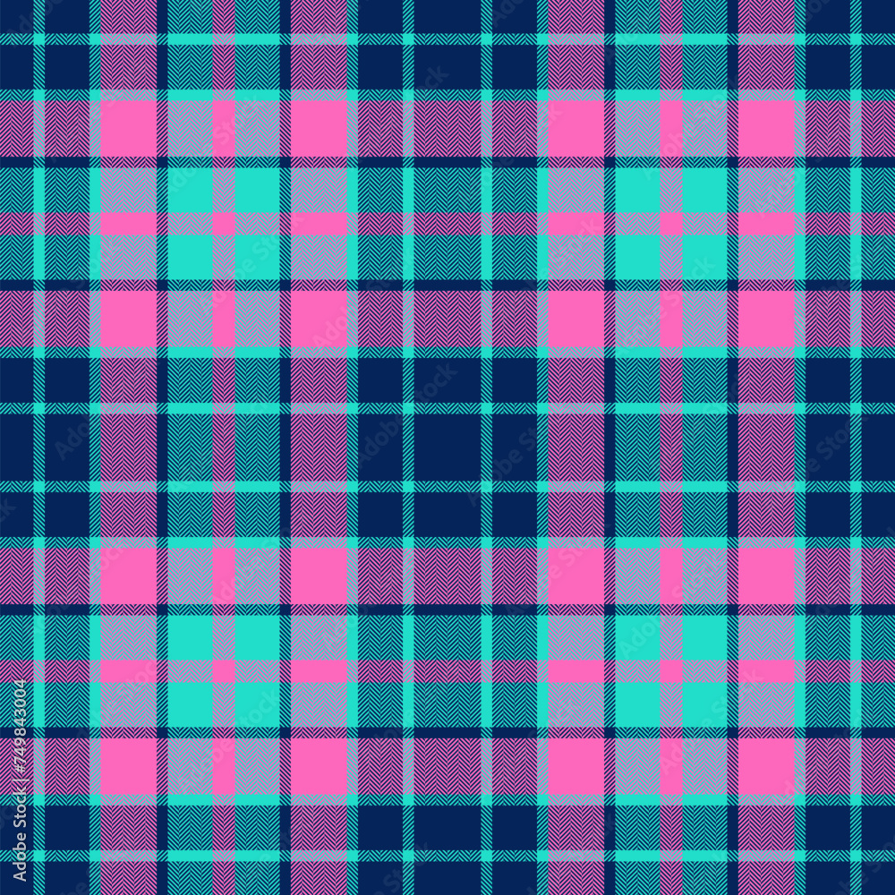 Plaid seamless pattern in blue. Check fabric texture. Vector textile print. Plaid seamless pattern in blue. Check fabric texture. Vector textile print.