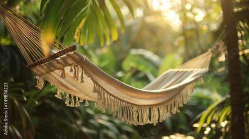 A cozy hammock awaits amids...