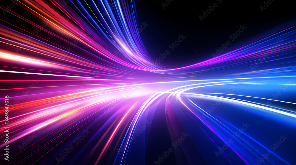 Obraz premium Abstract festive and new year background with stunning soft bokeh lights and shiny elements
