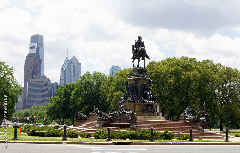 George Washington Monument, Philadelphia, Pennsylvania, United States