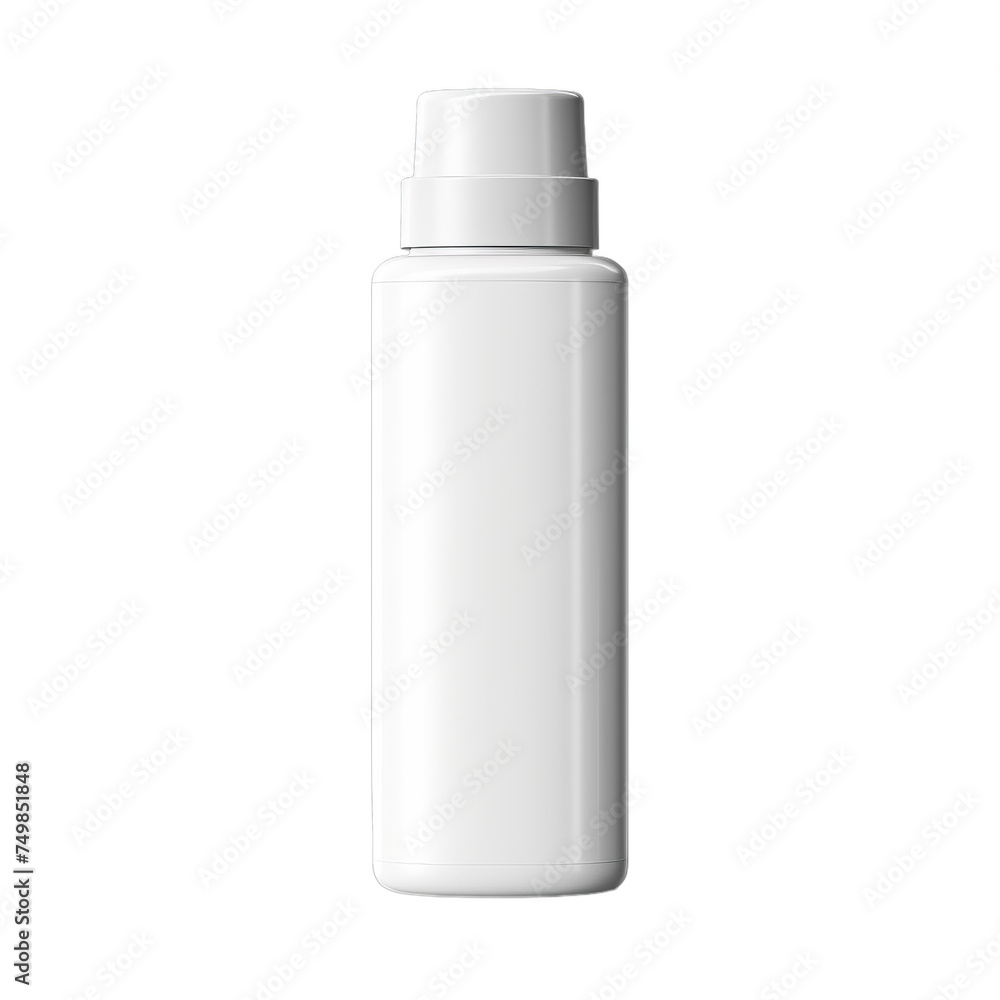 A blank plastic roll-on deodorant bottle isolated on transparent background, png A blank plastic roll-on deodorant bottle isolated on transparent background, png