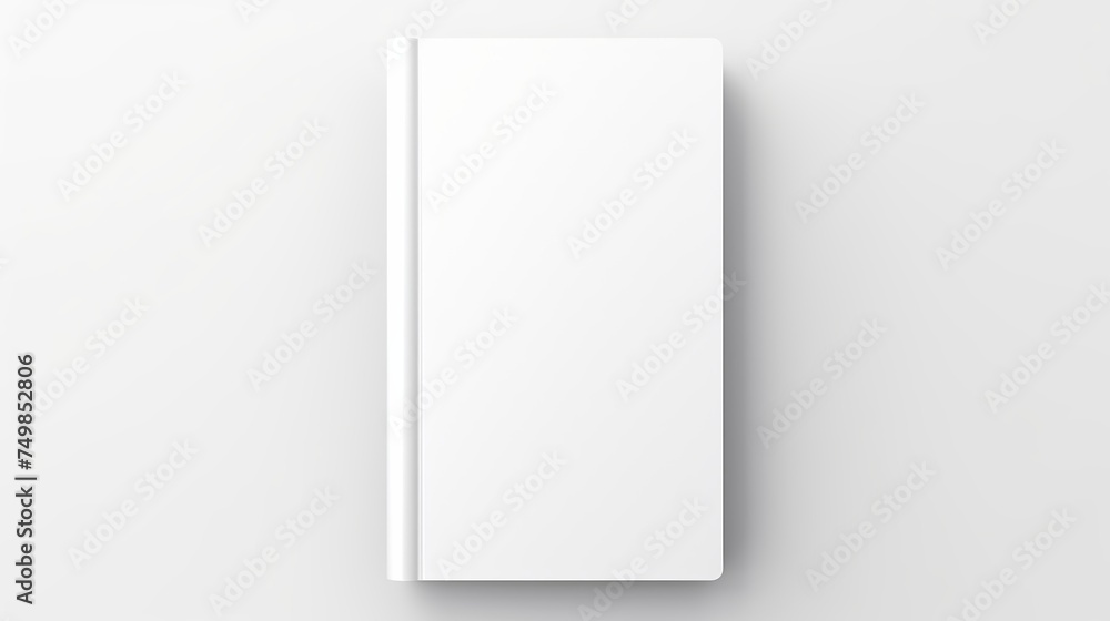 Vector Mockup of Booklet Isolated. Closed Vertical Magazine or Brochure Template on White Background. 3D Illustration for Your Design. Vector Mockup of Booklet Isolated. Closed Vertical Magazine or Brochure Template on White Background. 3D Illustration for Your Design.