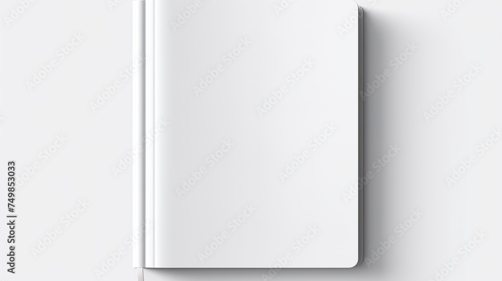 Vertical Closed Book Mockup Isolated on Transparent Background. White Blank Cover. 3D Realistic Book, Notepad, Diary, etc., Vector Illustration. Vertical Closed Book Mockup Isolated on Transparent Background. White Blank Cover. 3D Realistic Book, Notepad, Diary, etc., Vector Illustration.
