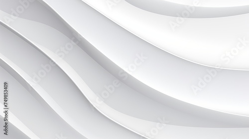 White Abstract Texture in 3D Paper Art Style - Suitable for Various Design Projects
