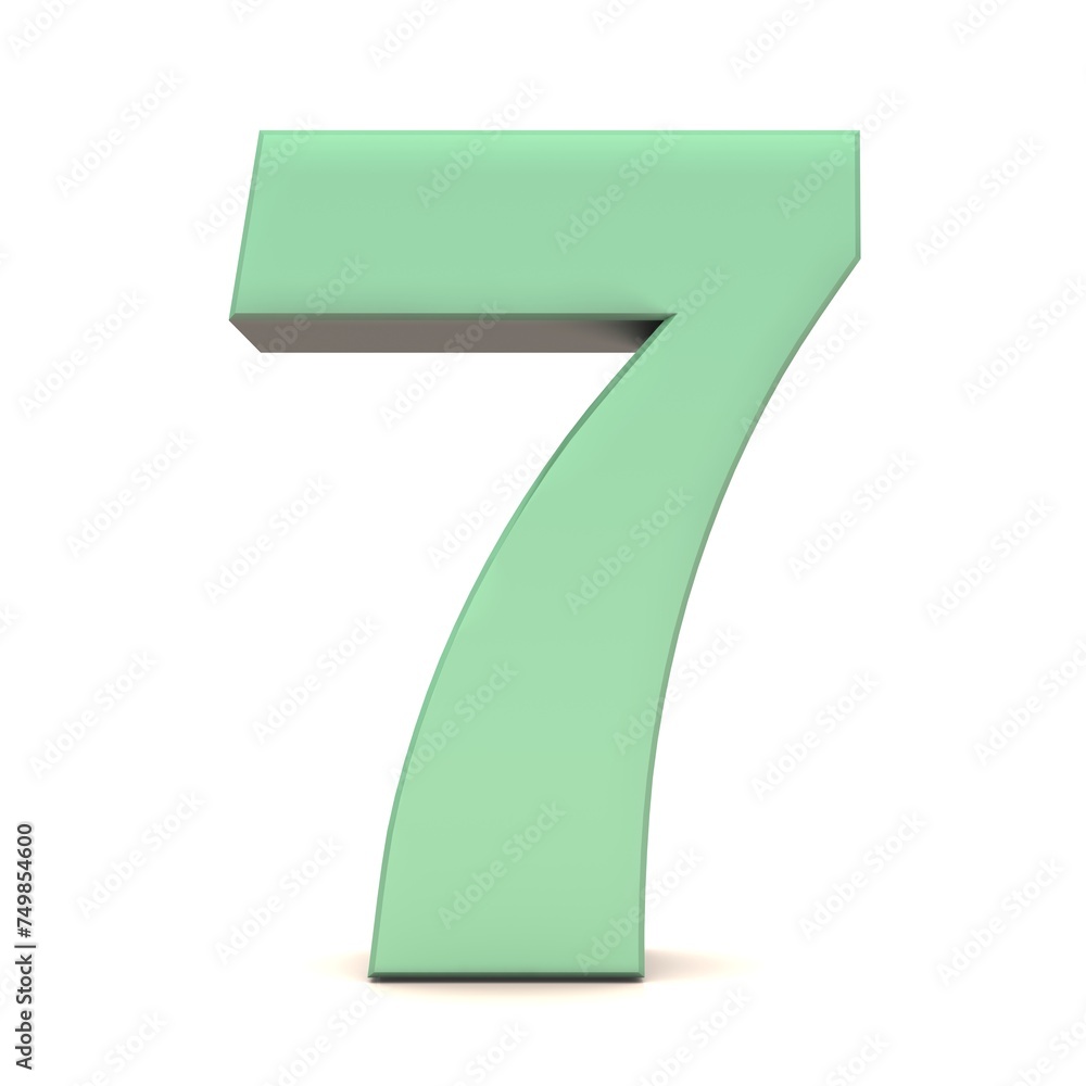 7 seven green number sign graphic illustration in high resolution for business and print isolated on white background 7 seven green number sign graphic illustration in high resolution for business and print isolated on white background