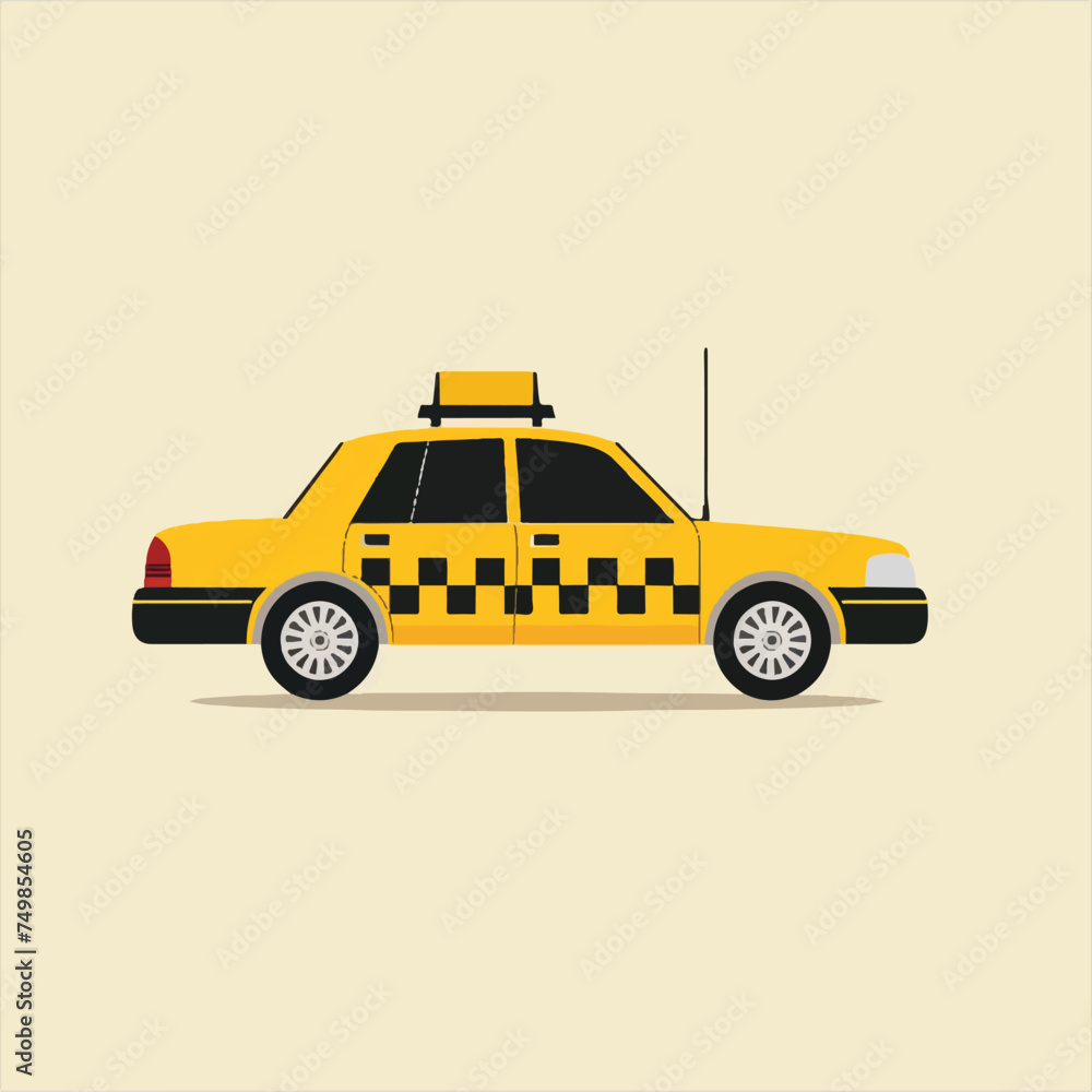 taxi car vector illustration