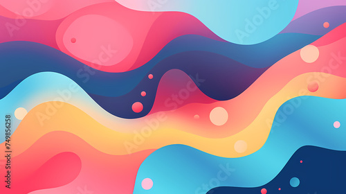 Geometric bright shapes background illustration modern design, texture numbers, composition background geometric bright shapes background