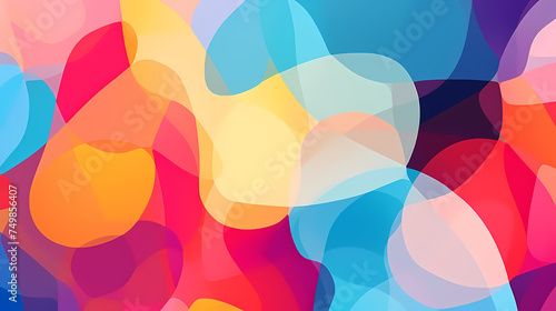 Geometric bright shapes background illustration modern design, texture numbers, composition background geometric bright shapes background