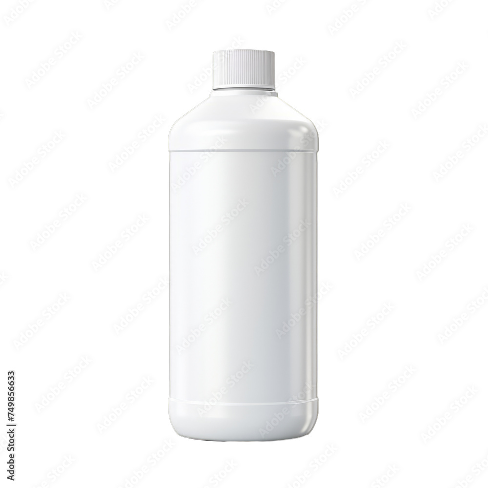 A blank plastic squeeze bottle with a flip-top cap isolated on transparent background, png A blank plastic squeeze bottle with a flip-top cap isolated on transparent background, png