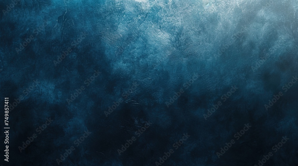 Gradient backdrop with soft, blurry, dark blue grains.