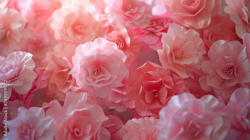 Serene Pink Flowers. Delicate blooms for expressing love and appreciation on special occasions.