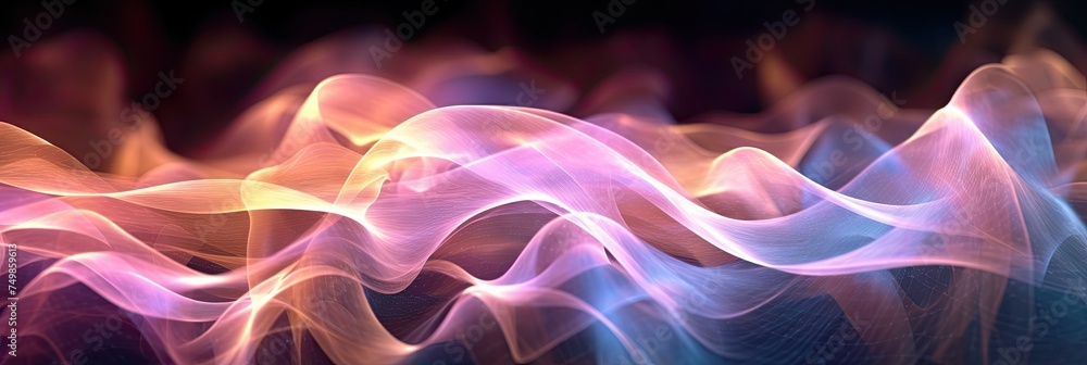 Obraz premium Flowing Wave of Light