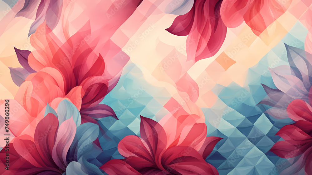 Fototapeta premium Color modern pastel background illustration fashion aesthetic, abstract wallpaper, texture digital color modern pastel background