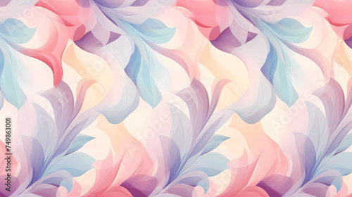 Pastel background with abstract geometric shapes