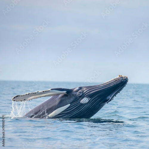 Bryde's whale, Eden's whale, Eating fish at gulf of Thailand © Denis