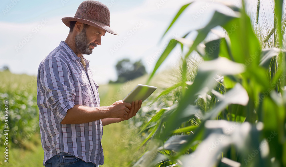 farmer working in a field