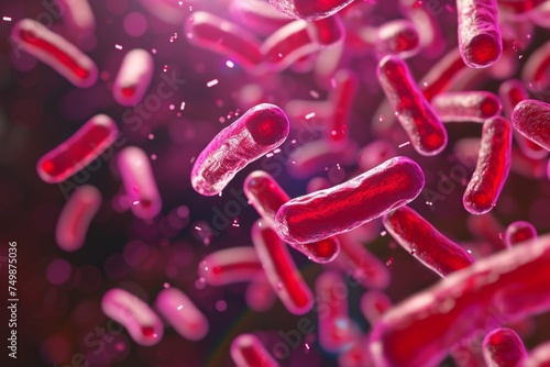 Microscopic bacteria coli infection intestinal micro germ microbe bacterium mold health organism medical treatment microorganism disease bacillus pathogen illness microbiology research biotechnology