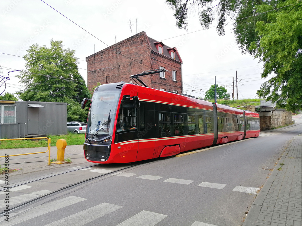 Obraz premium Pesa tram in Katowice