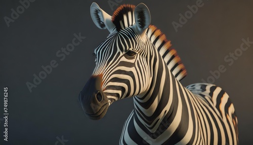 zebra happy lougthing