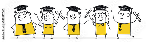 Happy graduate students