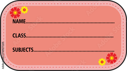 this is a name tag school