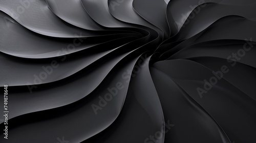 Abstract background adorned with flake design. Metal blades enhance beauty.